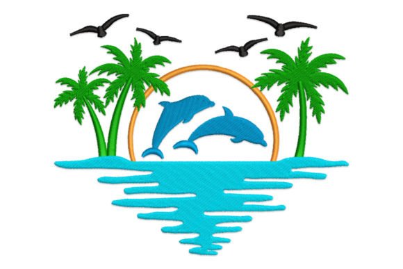Beach Scene: A Summer Embroidery Design Review