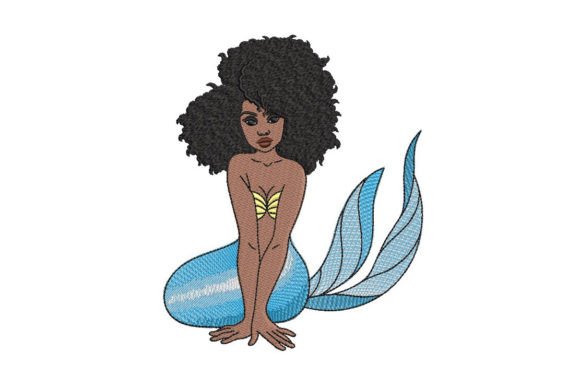 Black Mermaid Afro Girl: A Designer's Review