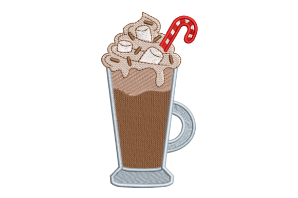 Christmas Hot Chocolate with Marshmallow