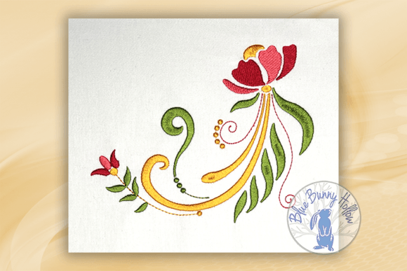 Floral Corners 6: A Soft, Versatile Embroidery Gem