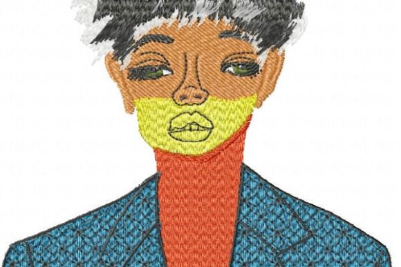 Sally Character Embroidery Design