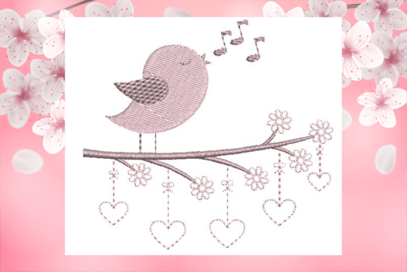 Valentine Birdie-Small Review: Sweet Embroidery for Spring