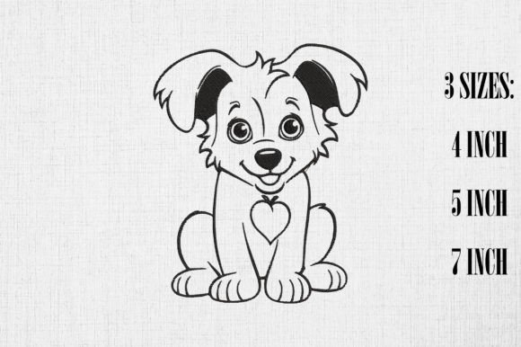 Valentine Cute Border Collie